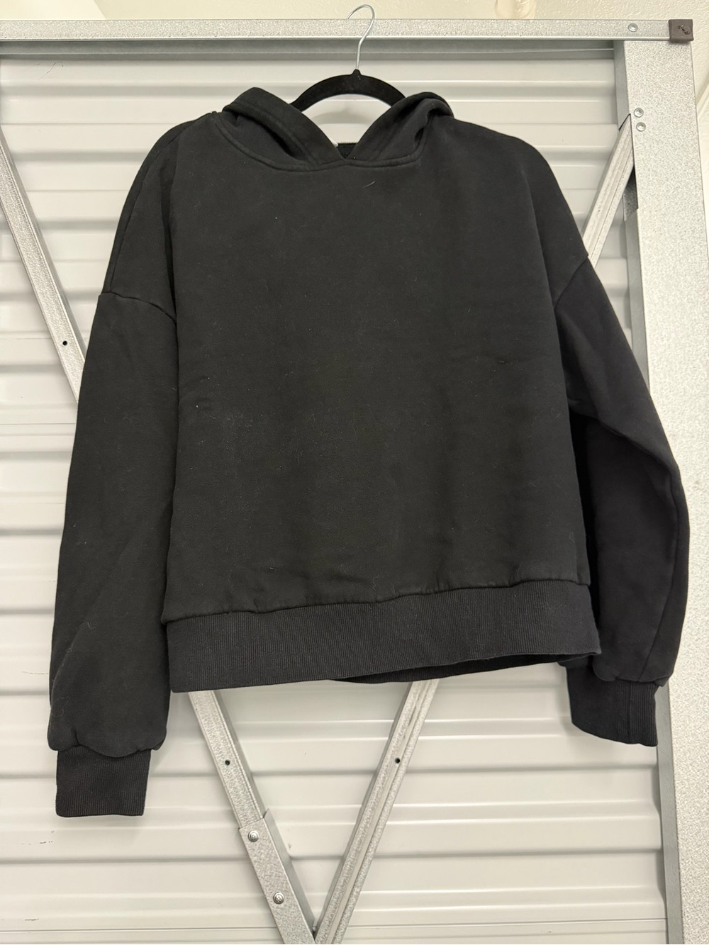 Women's Black Pullover Hoodie - Classic Everyday Sweatshirt